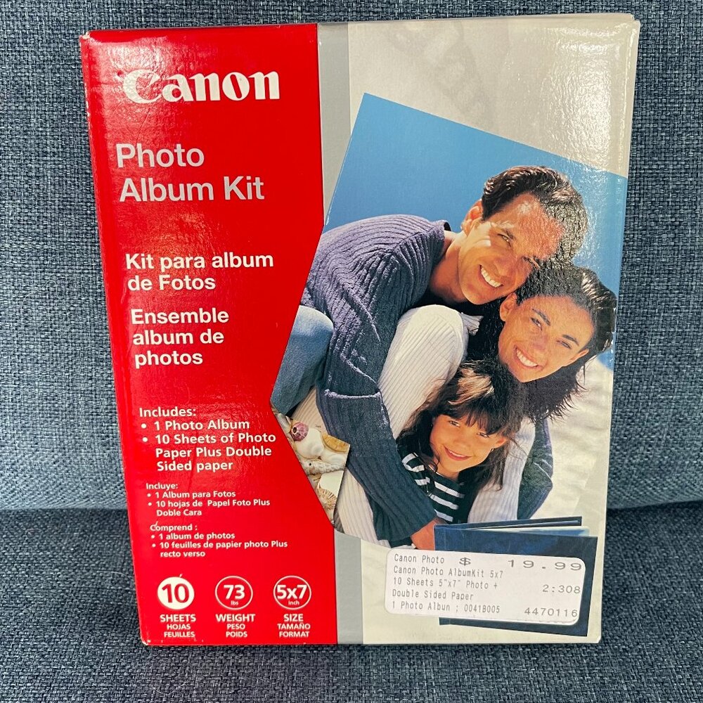 Canon Photo Album Kit - 1 photo album and 10 sheet of photo paper